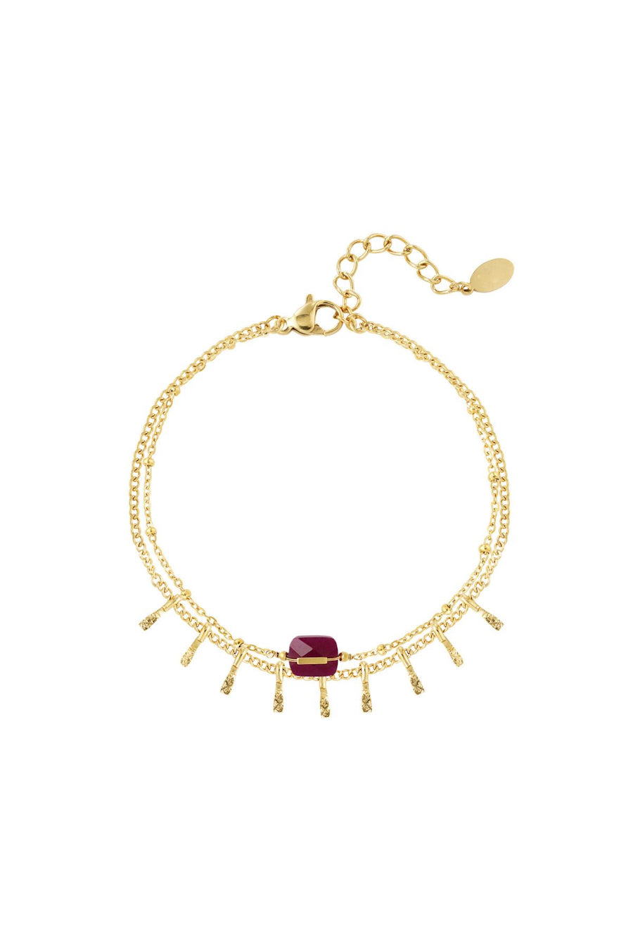  BRACELET ACIER EDIT  ZAORA- BIJOUX-ACIER