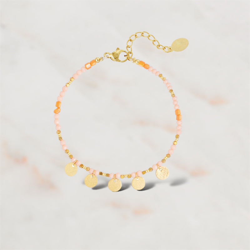  BRACELET DE CHEVILLE ACIER YOLA  ZAORA- BIJOUX-ACIER