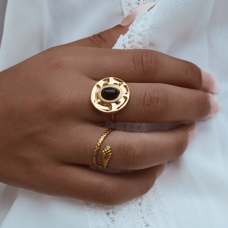 BAGUE AMBRE - ZAORA