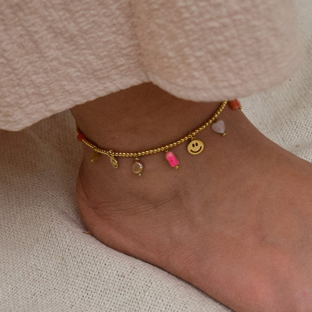 BRACELET DE CHEVILLE HAPPY - ZAORA