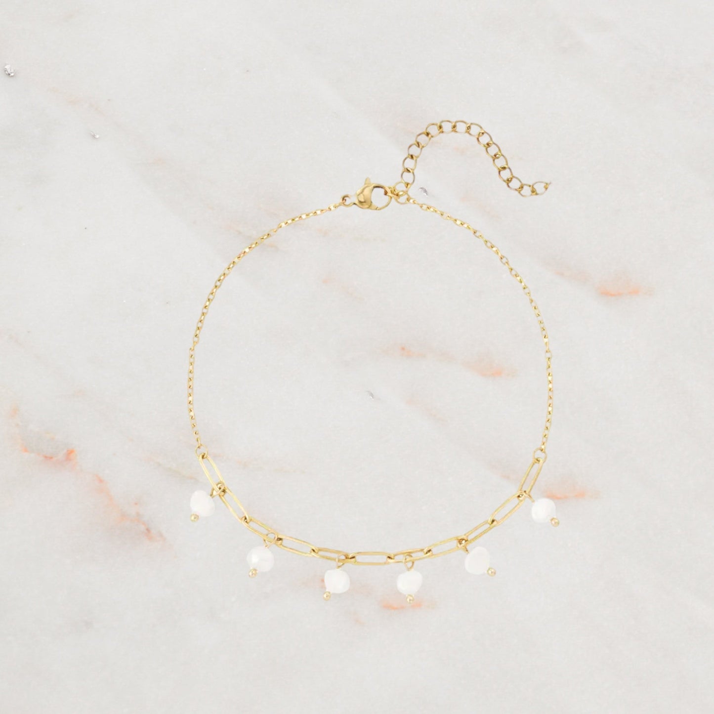 BRACELET DE CHEVILLE PEARL - ZAORA