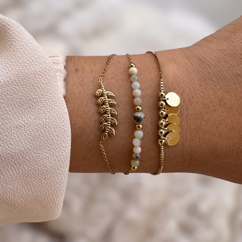  BRACELET ACIER SERENY  ZAORA- BIJOUX-ACIER